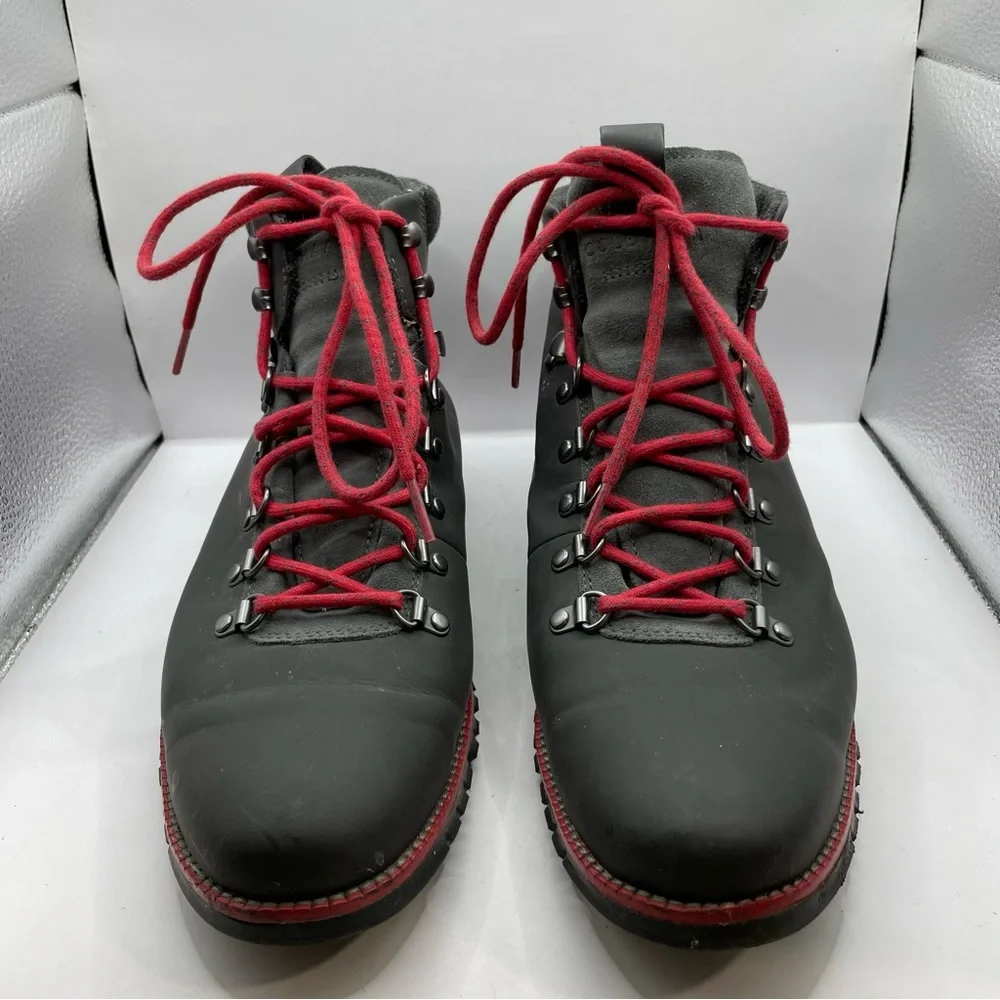 COLE HAAN Zerogrand Hiker Boots C29486 Magnet Leather Men's Size 11M F10 - Picture 2 of 6